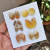 1 Card Natural Jasper Cabochon  Gemstones | Mix Shape, 13-30 mm Size, - The LabradoriteKing