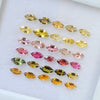 30 Pieces  Natural Multi Tourmaline Faceted Gemstone Marquise Shape: 3-8mm - The LabradoriteKing