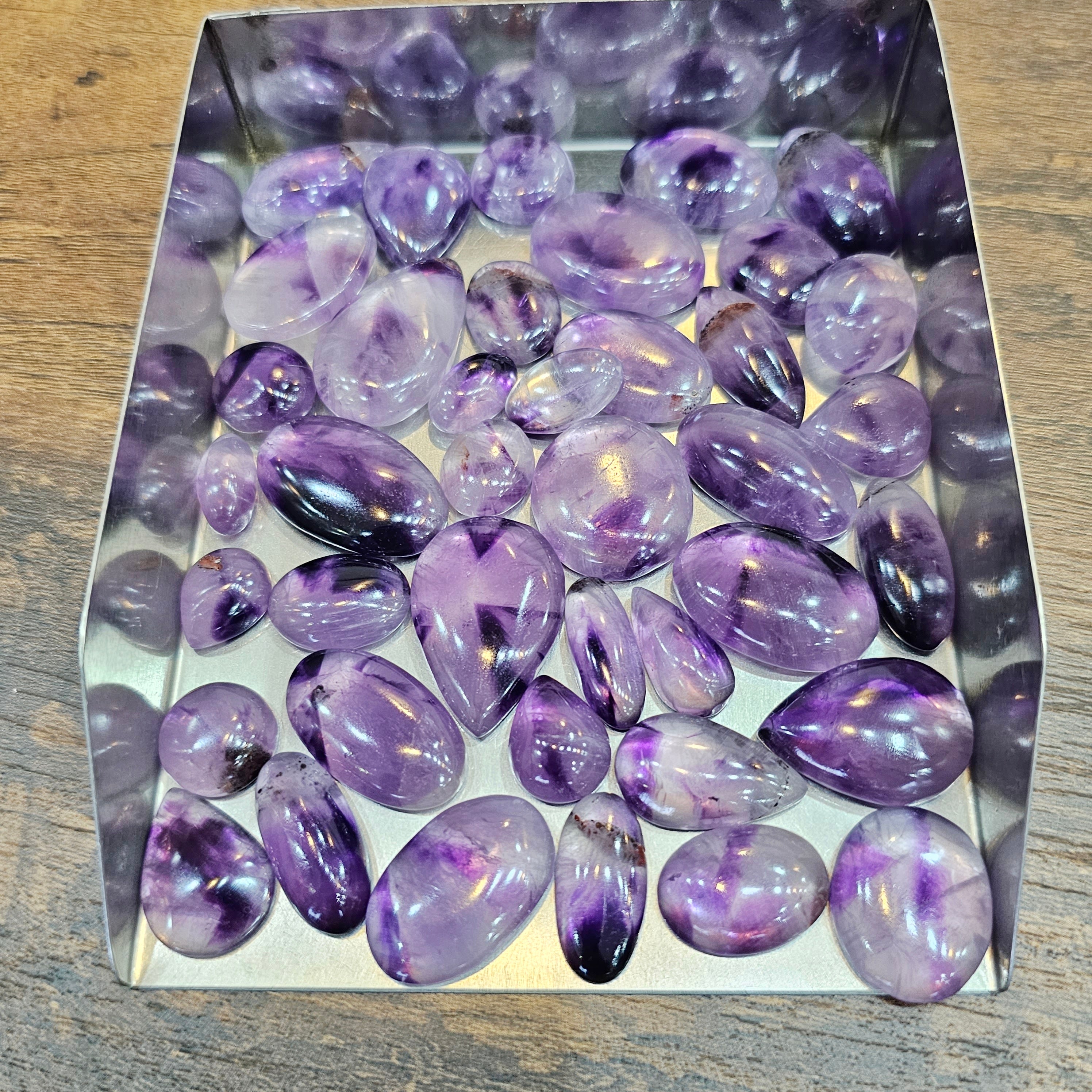 100 Pcs of Amethyst Trapiche Brazil | 10mm-30mm - The LabradoriteKing