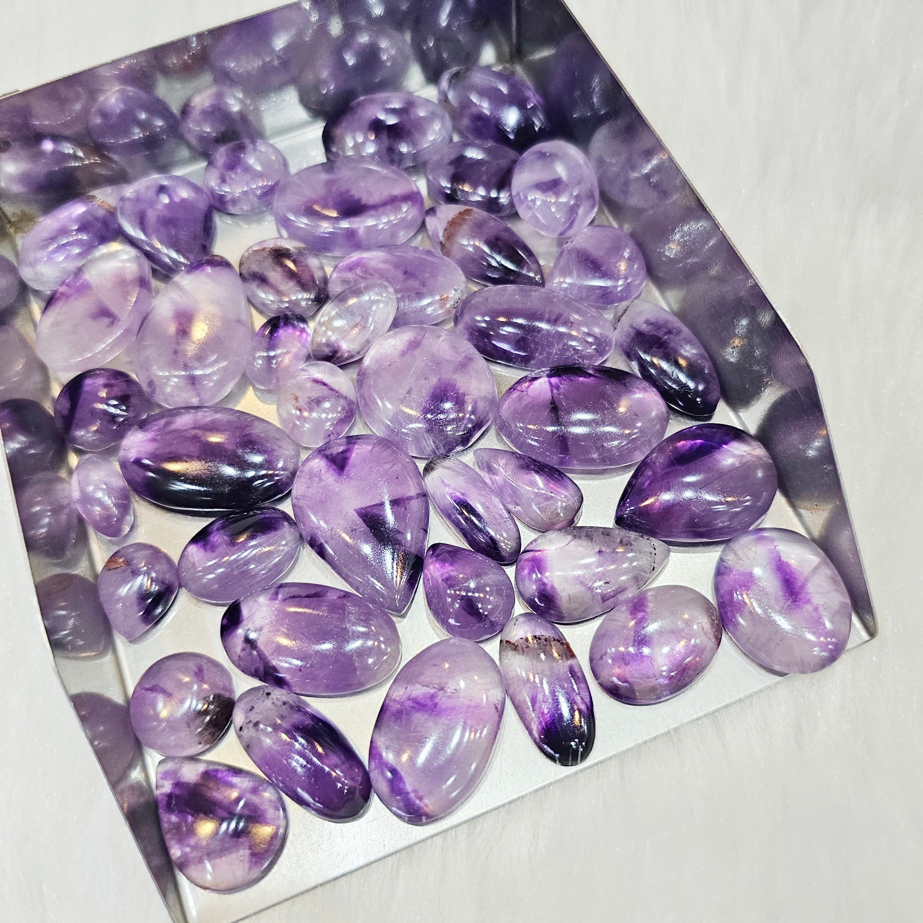 100 Pcs of Amethyst Trapiche Brazil | 10mm-30mm - The LabradoriteKing