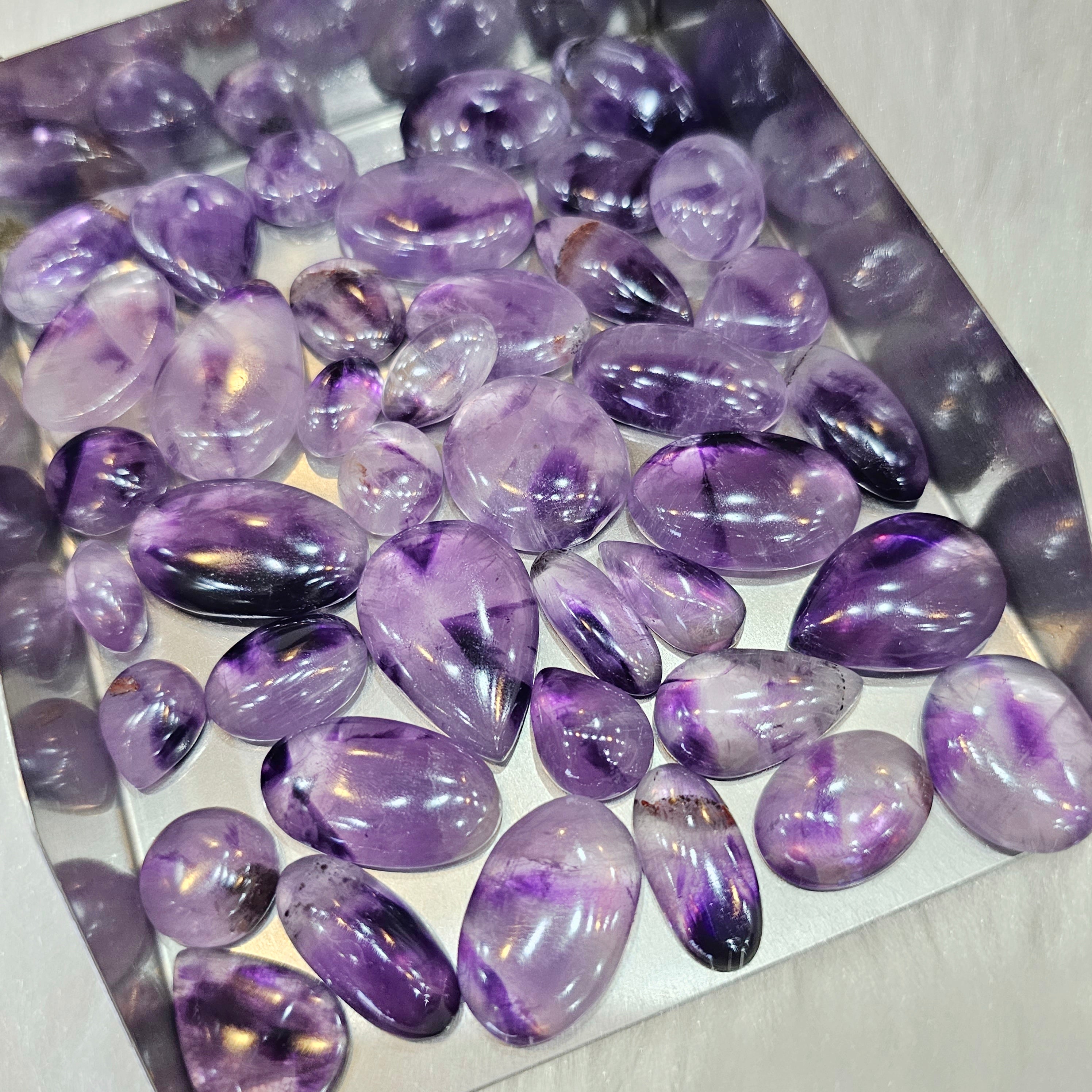 100 Pcs of Amethyst Trapiche Brazil | 10mm-30mm - The LabradoriteKing