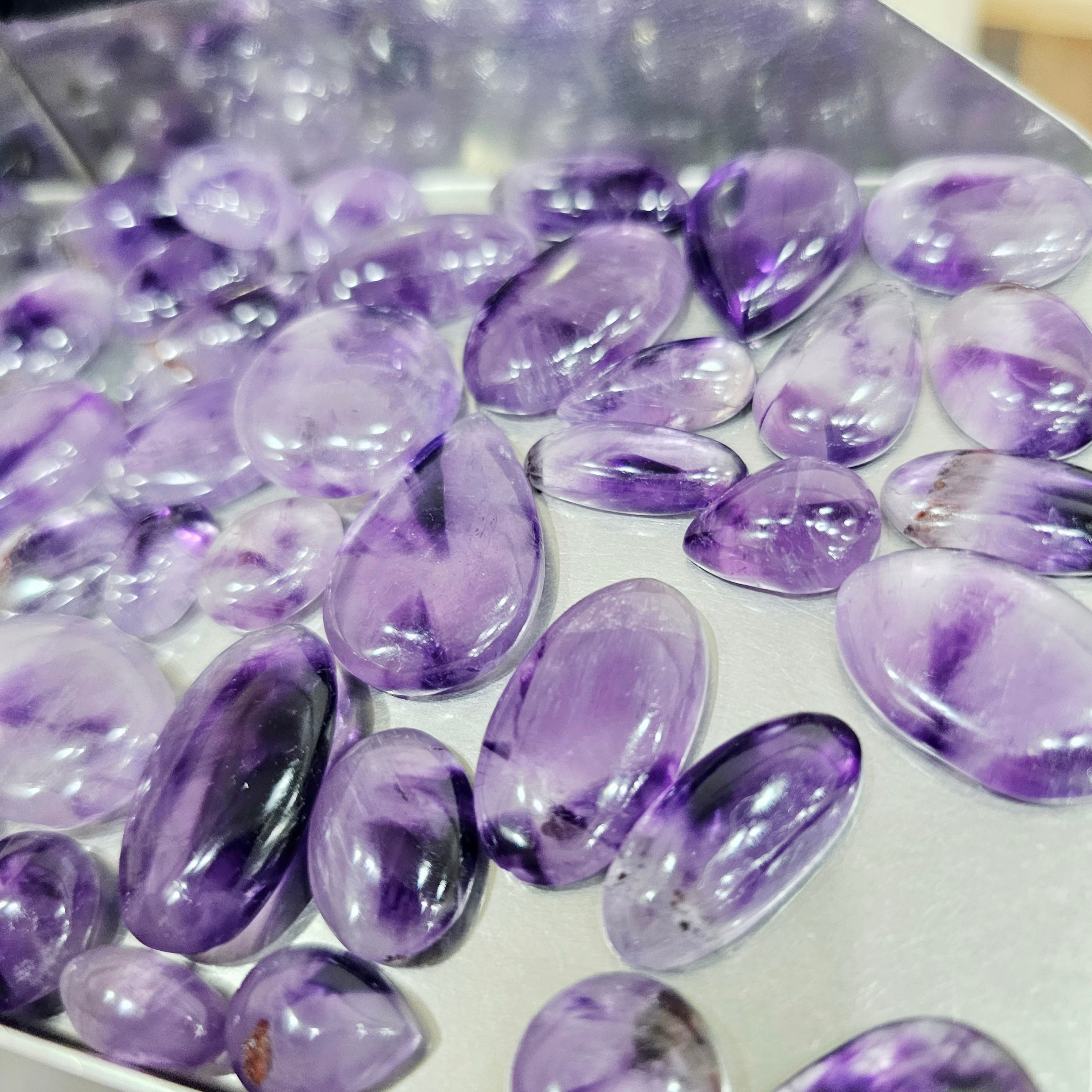 100 Pcs of Amethyst Trapiche Brazil | 10mm-30mm - The LabradoriteKing