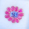 Load image into Gallery viewer, 12  Pieces  Natural Ruby And Tanzanite Faceted Gemstone Mix Shape: 6-8mm - The LabradoriteKing