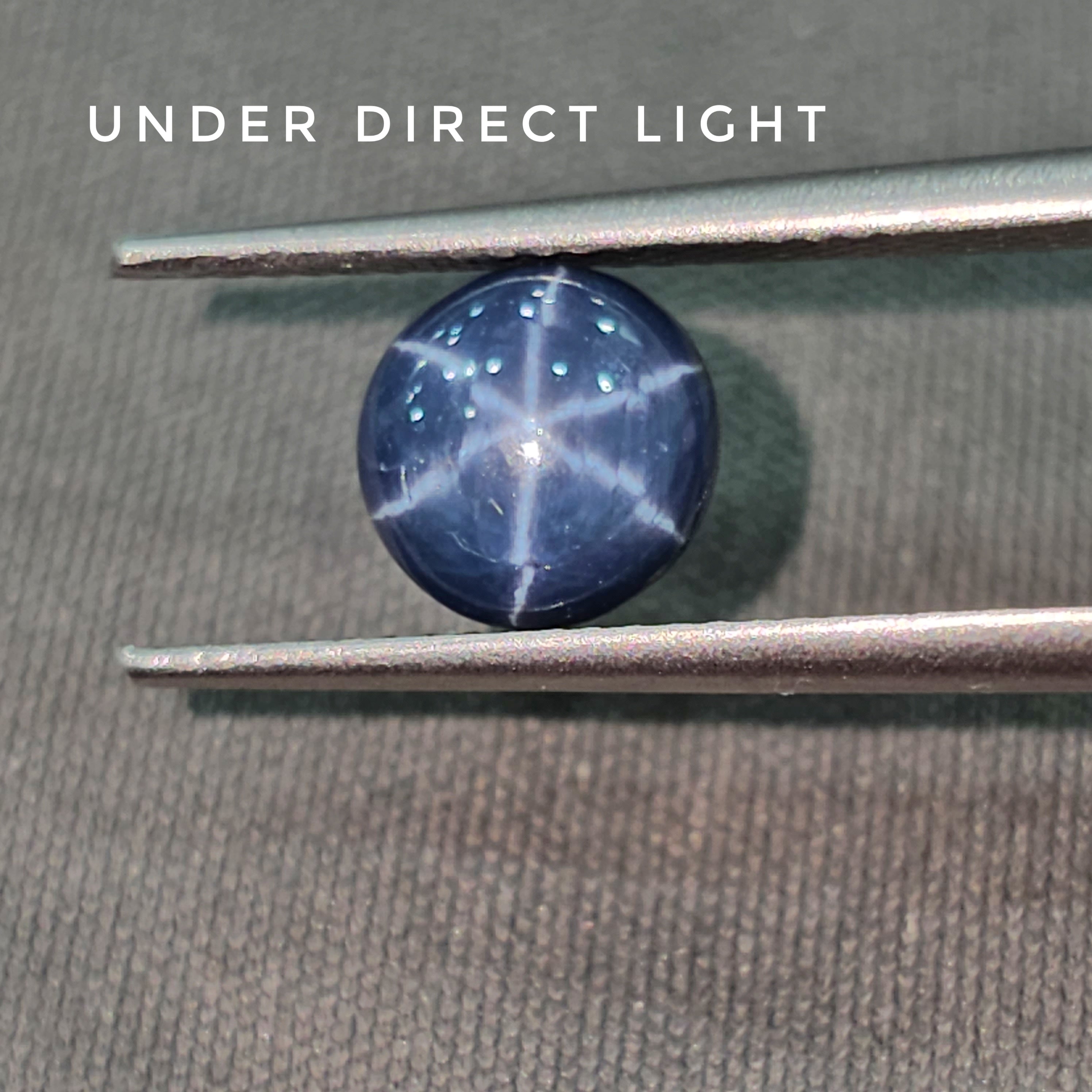 5 Pc Natural Sapphire Stars Rounds | 5-9mm Cabochons - The LabradoriteKing