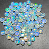 95 pcs Natural Ethiopian Opal  Opal Cabochon Gemstone Round Shape:5mm - The LabradoriteKing