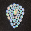 47 Pcs Natural Ethiopian Opal Cabochon Gemstone Mix Shape:4-10mm - The LabradoriteKing