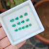 13 Pcs Natural Emerald Gemstone Pear Shape:5-8mm - The LabradoriteKing