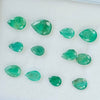 12 Pcs Natural Emerald Gemstone Pear Shape:6-9mm - The LabradoriteKing