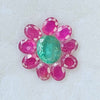 10 Pcs Natural Emerald And Ruby Gemstone Oval Shape:5-8mm - The LabradoriteKing