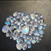 Load image into Gallery viewer, 68 Pcs Natural Moonstone Cabochon Gemstone Mix Shape: 4-16mm - The LabradoriteKing