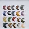 Load image into Gallery viewer, 50 Pcs of Crescent Moons flat backs | Mix Varieties 25-35mm - The LabradoriteKing
