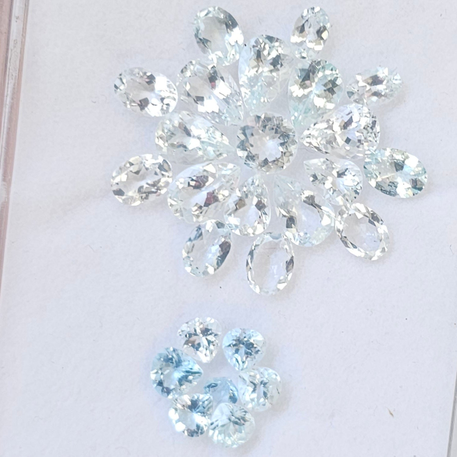 26 Pcs Natural Aquamarine Faceted Gemstone Mix Shape: | Size: 4-9mm - The LabradoriteKing