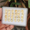 24 Pcs Natural Citrine Faceted Gemstone Oval Shape: | Size: 8-10mm - The LabradoriteKing