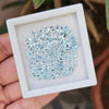 65 Pcs Natural Aquamarine Faceted Gemstone Mix Shape: | Size: 3-7mm - The LabradoriteKing