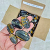 Load image into Gallery viewer, 50 Pcs of Blue Tiger Cabochons | 20-50mm | Rare South African - The LabradoriteKing