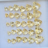 Load image into Gallery viewer, 30 Pcs Natural Citrine Faceted Gemstone Trillion Shape: | Size: 4-9mm - The LabradoriteKing