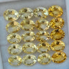 20 Pcs Natural Citrine Faceted Gemstone Oval Shape: | Size: 8-10mm - The LabradoriteKing