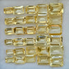 30 Pcs Natural Citrine Faceted Gemstone Rectangle Shape: | Size: 3-9mm - The LabradoriteKing
