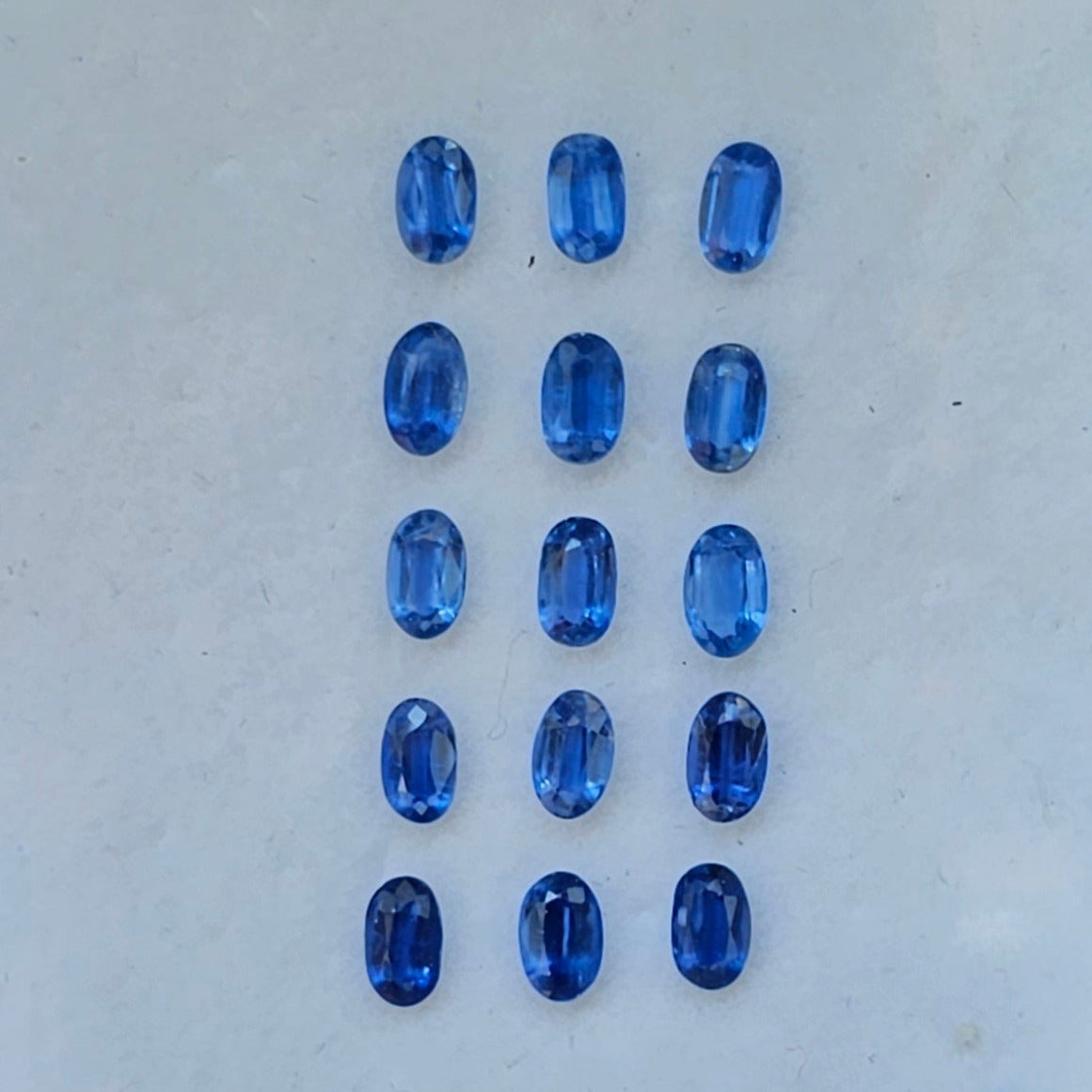 15 Pcs Natural Kaynite Faceted Gemstone Oval Shape: | Size: 3-5mm - The LabradoriteKing