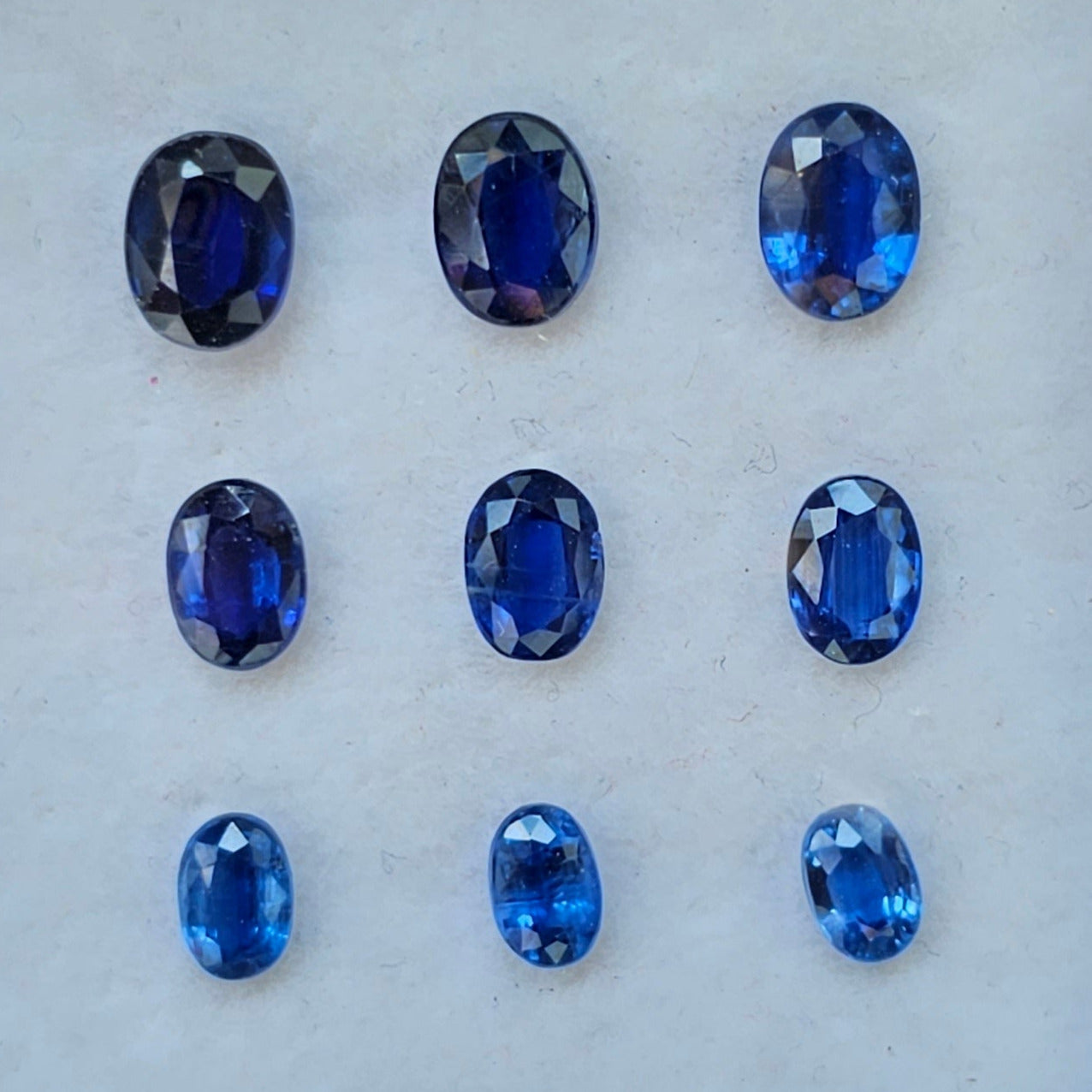 9 Pcs Natural Kaynite Faceted Gemstone Oval Shape: | Size: 4-8mm - The LabradoriteKing