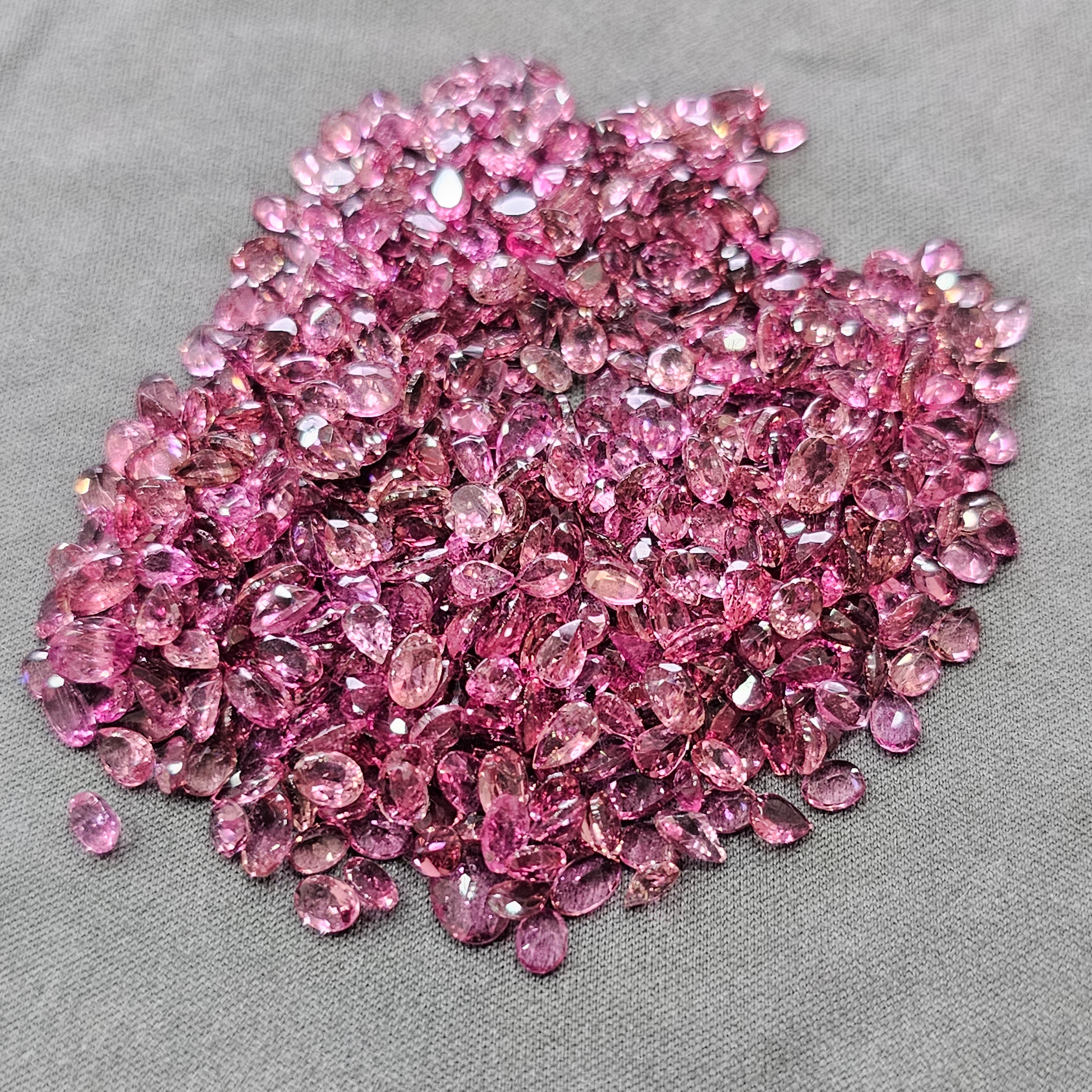 20 Pcs Pink Tourmaline | Rubellite | 3mm to 6mm Sizes - The LabradoriteKing