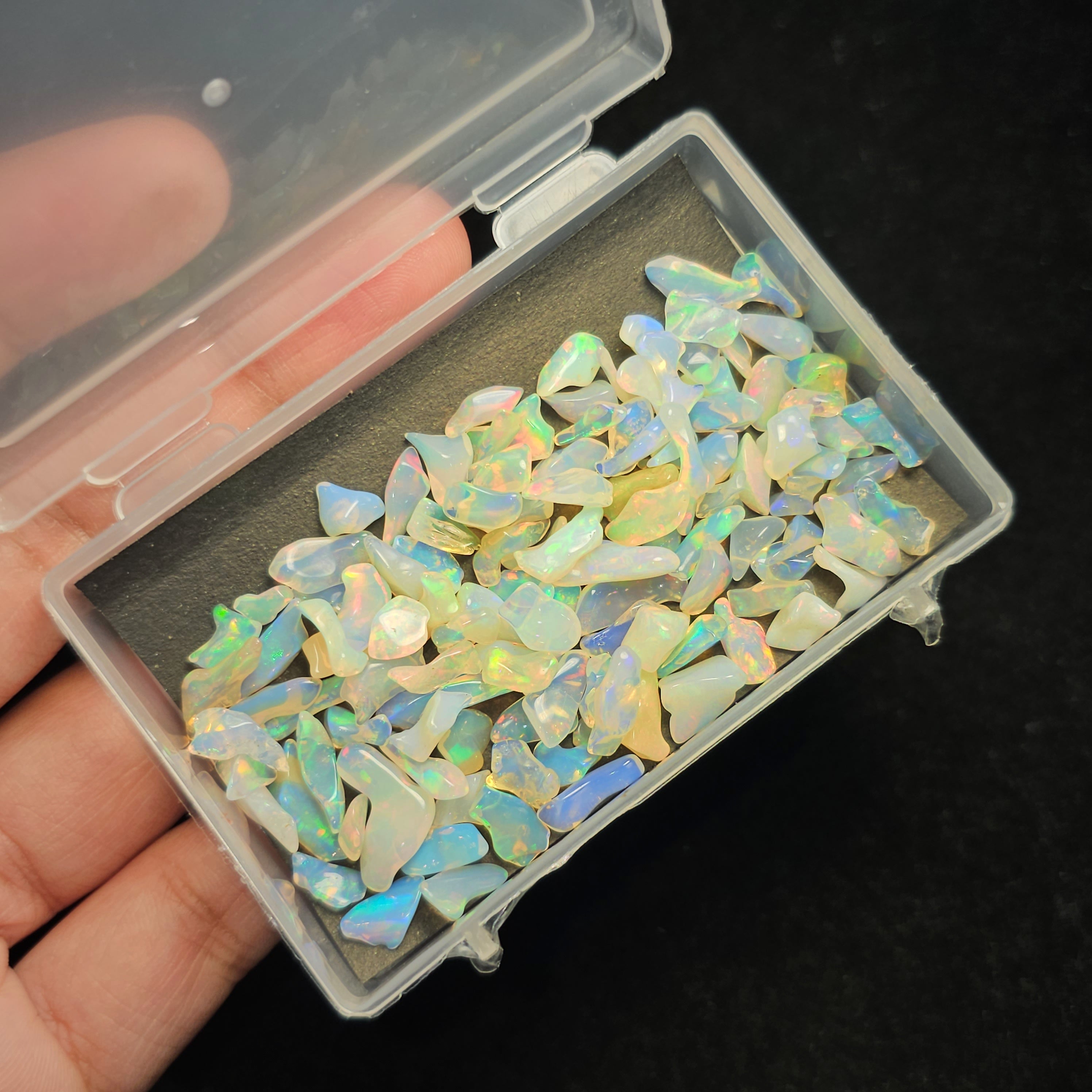 Polished Opal tumbels Box | 5-10mm | 70 Pcs - The LabradoriteKing