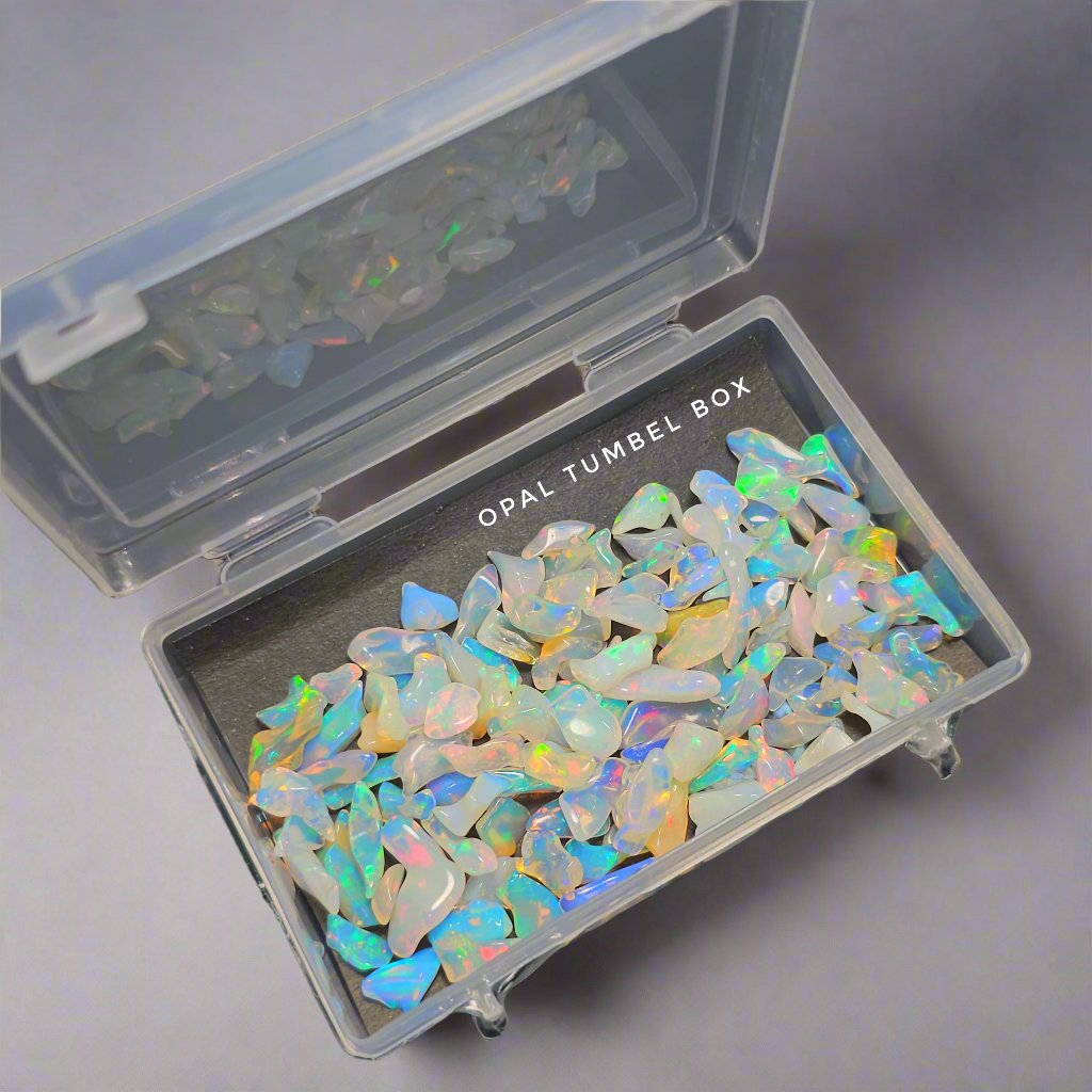 Polished Opal tumbels Box | 5-10mm | 70 Pcs - The LabradoriteKing