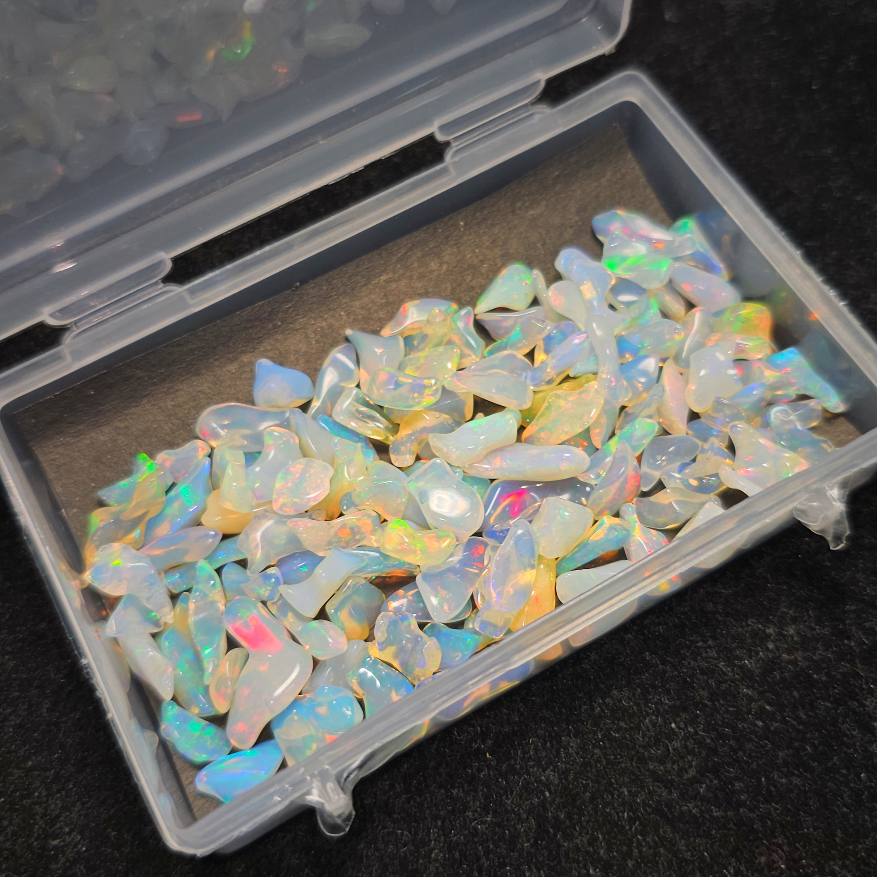 Polished Opal tumbels Box | 5-10mm | 70 Pcs - The LabradoriteKing