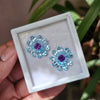 20 Pcs Natural Blue Topaz And Amethyst Gemstone Faceted Pear And Square Shape:| Size 6-8mm - The LabradoriteKing