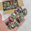 500 Grams of Dragon's Blood Jasper cabochons | 60-70 Pcs| Top Quality - The LabradoriteKing