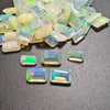 Load image into Gallery viewer, 10 Pcs Emerald Cut Opals | 5-6mm | Facted Ethiopian Opals - The LabradoriteKing