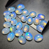 12 Pcs of Natural Blue Opals | Welo Mined Untreated 9mm - The LabradoriteKing