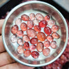 Load image into Gallery viewer, 20 Pcs of Strawberry Quartz Cabochons | 8-12mm sizes