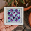 Load image into Gallery viewer, 25 Pcs Natural Amethyst &amp; Blue Topaz Faceted Gemstone Shape: Cushion| Size: 8mm - The LabradoriteKing