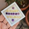 Load image into Gallery viewer, 19 Pcs Natural Citrine And Amethyst Faceted Gemstone Shape: Cushion And Oval| Size: 8mm - The LabradoriteKing