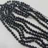 Natural Black Spinal Round Shape Gemstone Beads Size: 3mm - The LabradoriteKing