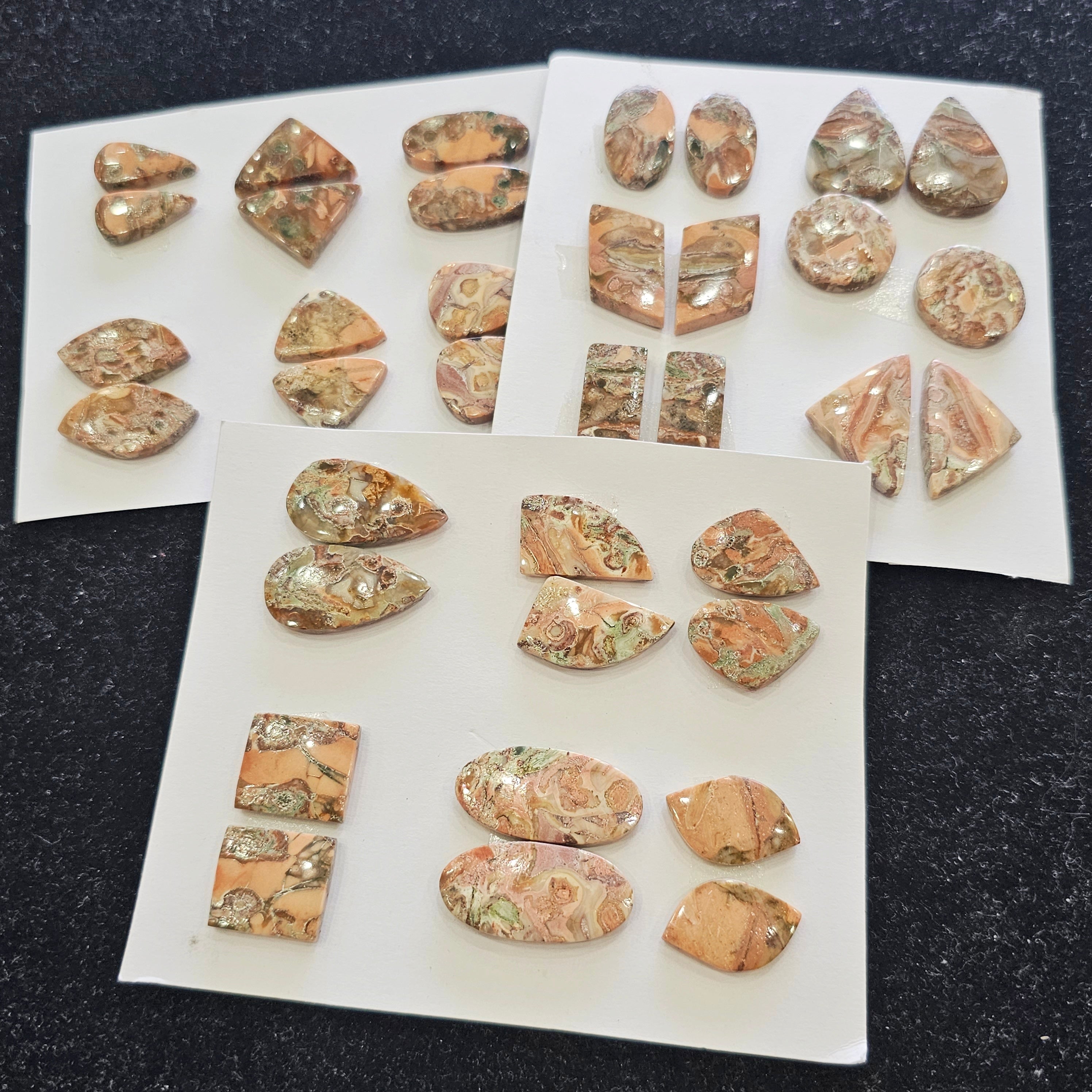 1 Card Natural Jasper Cabochon Gemstone Mix Shape| Size:22-31mm - The LabradoriteKing