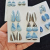 1 Card Natural Blue Opal Cabochon Gemstone Mix Shape| Size:16-28mm - The LabradoriteKing