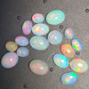 17 Pcs Natural Opal Cabochon Gemstone Shape: Round & Oval| Size: 5-8mm - The LabradoriteKing