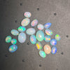 22 Pcs Natural Opal Cabochon Gemstone Shape: Oval, Pear & Round| Size:4-8mm - The LabradoriteKing