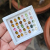 Load image into Gallery viewer, 30 Pcs Natural Multi Tourmaline Faceted Gemstone Shape: Oval And Round | Size: 4-7mm - The LabradoriteKing