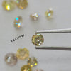 Yellow/ Brown Diamonds | 4mm and 5mm Round Brilliant Cut | With Certificate - The LabradoriteKing
