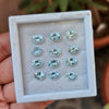 12 Pcs Natural Multi Aquamarine  Faceted Gemstone : Oval| Size: 8x6mm - The LabradoriteKing