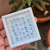25 Pcs Natural Multi Aquamarine  Faceted Gemstone : Mix Shape| Size: 4-7mm - The LabradoriteKing
