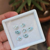 7 Pcs Natural Multi Aquamarine  Faceted Gemstone : Mix Shape| Size: 6-11mm - The LabradoriteKing