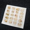 20 Pcs Natural Rutile Quartz Rosecut Gemstone : Fancy Shape | Size:13-18mm - The LabradoriteKing