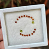 19 Natural Peridot & Garnet : Round Shape | Size:2.5-3.5mm - The LabradoriteKing