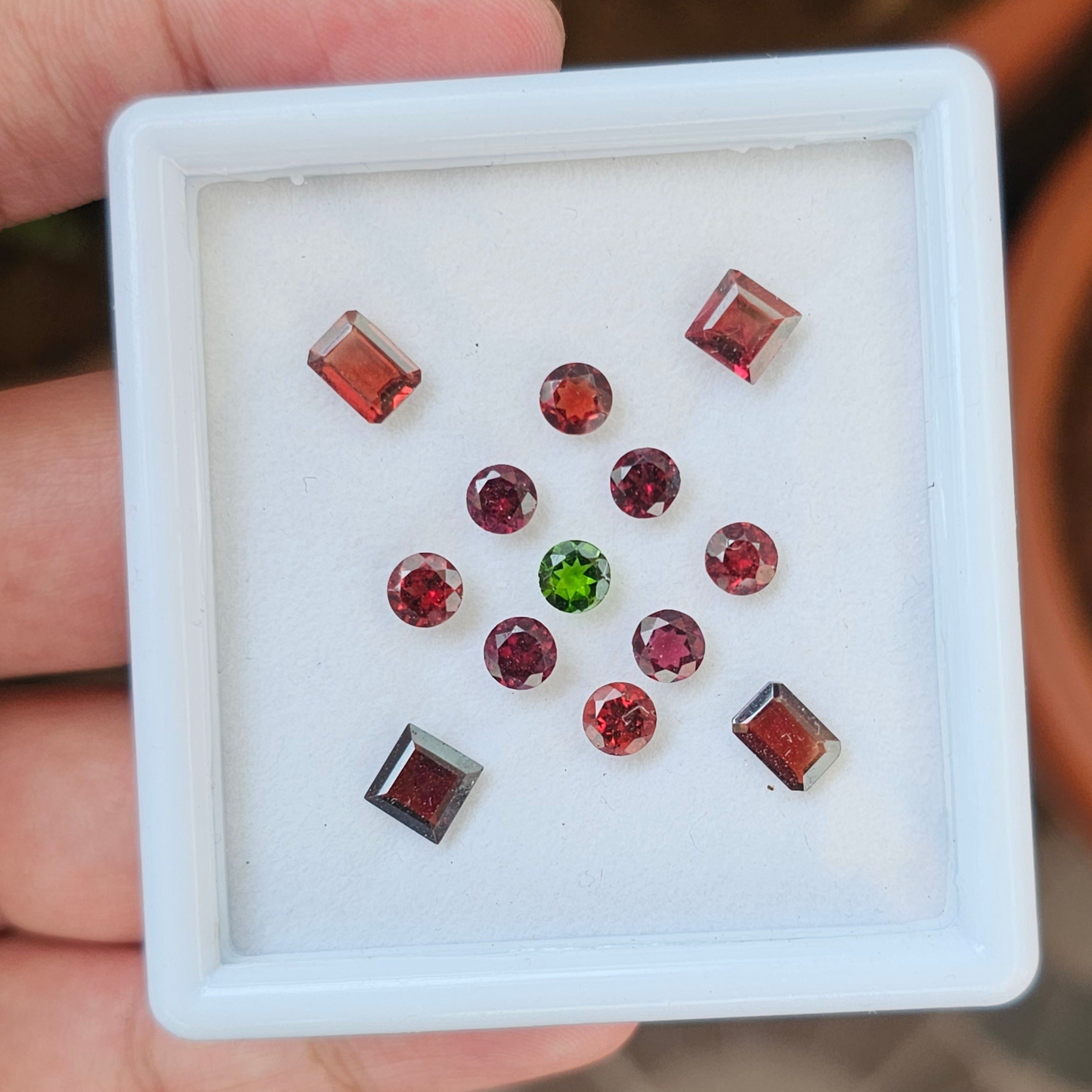 13 Natural  Garnet : Mix Shape | Size:5-7mm - The LabradoriteKing