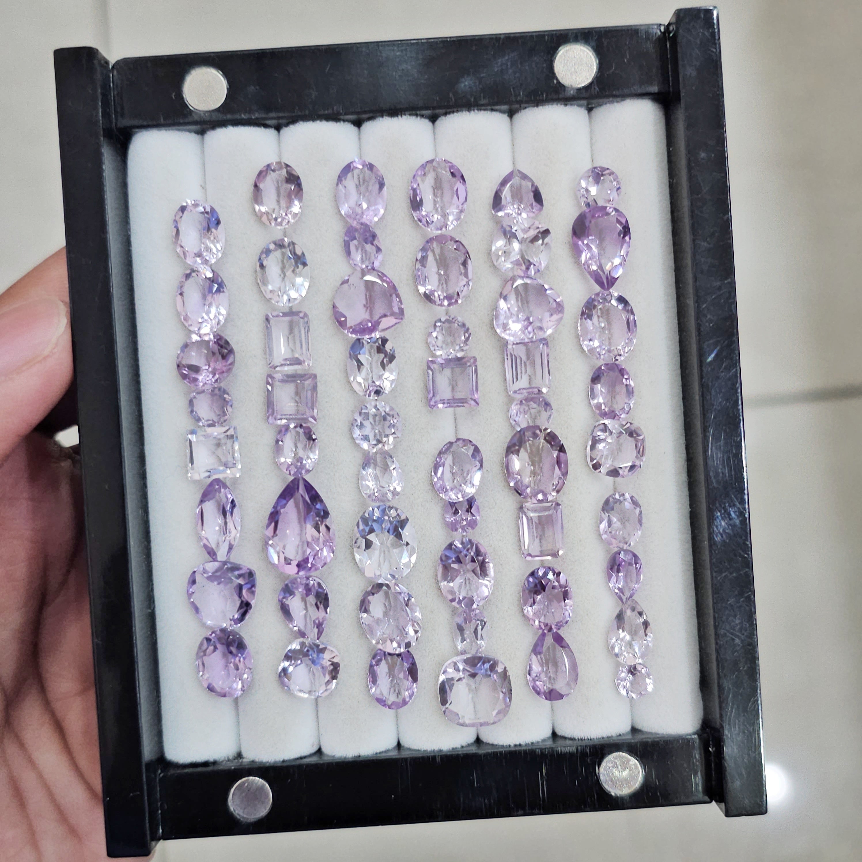 60 Pcs Of Lavender Amethyts | Flawless | 6mm to 10mm - The LabradoriteKing