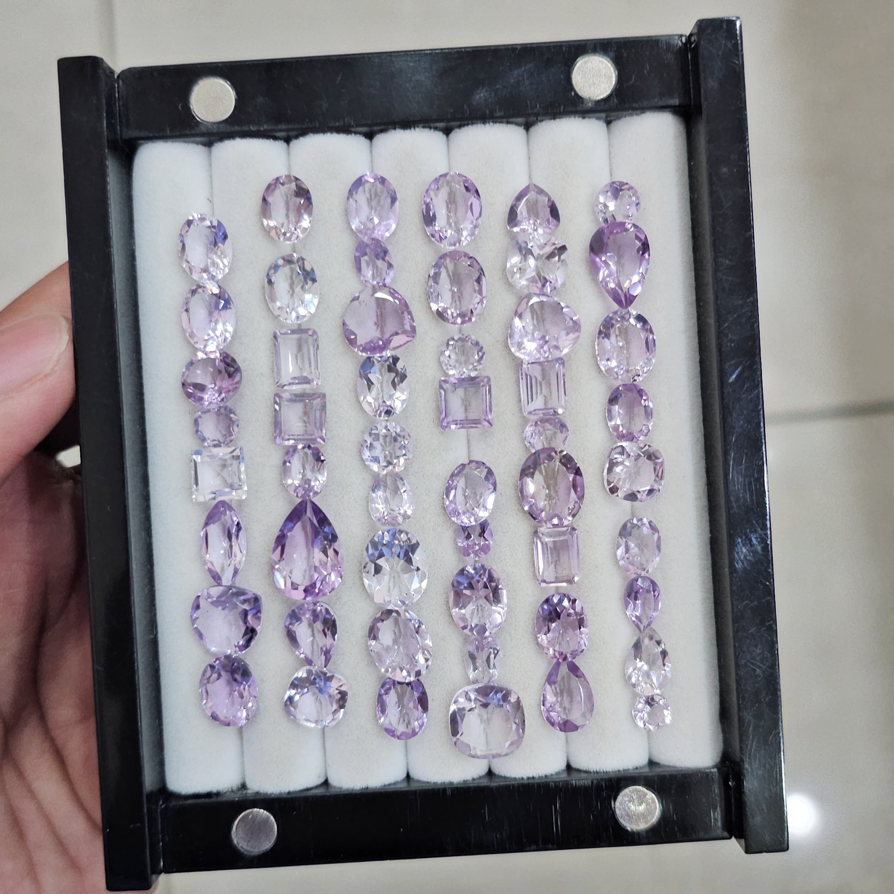 60 Pcs Of Lavender Amethyts | Flawless | 6mm to 10mm - The LabradoriteKing